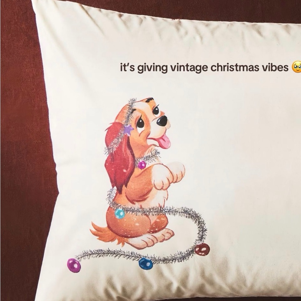 Zara Disney Lady and the Tramp standard pillow set of 2